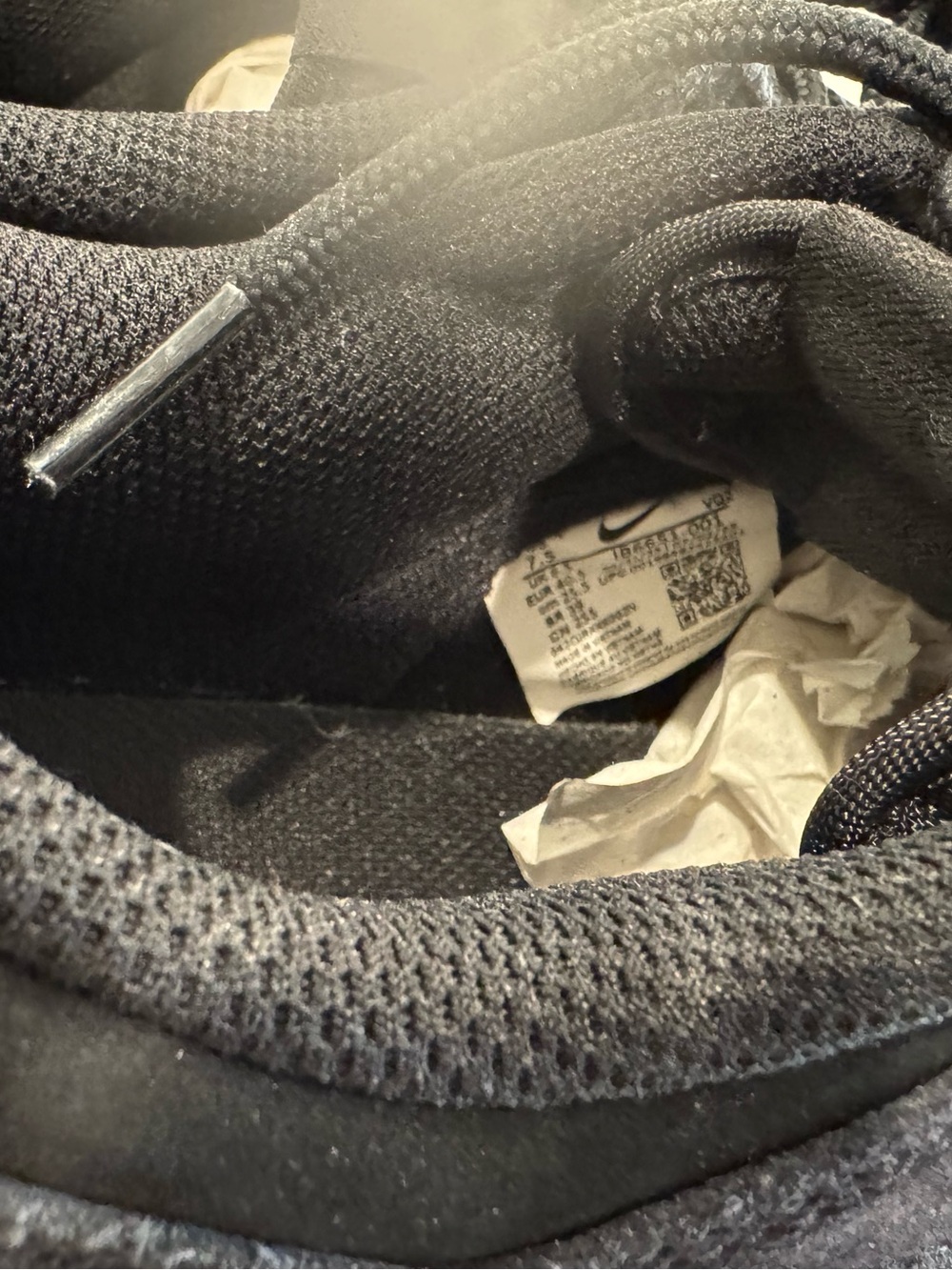 Nike Men’s all Black Dunk low Retro SE size 7.5 - Picture 2 of 7